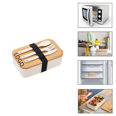 Wheat Straw Bento Box Ensemble