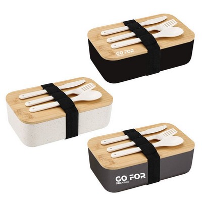 Eco-Friendly Wheat Straw Bento Lunch Box
