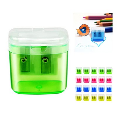 1.45 x 0.74 x 1.53" Plastic Handheld Pencil Sharpener