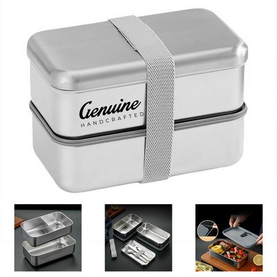 Microwavable Bento Lunch Box with Tableware